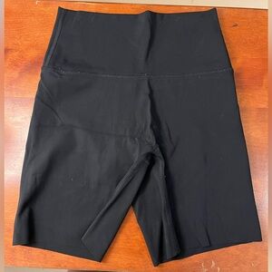 Aerie Black High-Rise Bike Shorts
